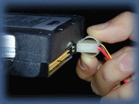 molex connector can be easily removed by squeezing the outside plank to help eject the plug from hard drive